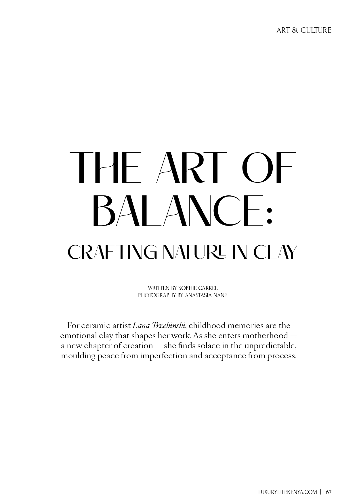 LLK Magazine - LANA Page 1